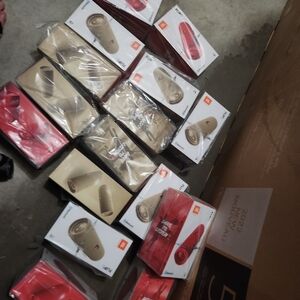 JBL Red and Gold Bluetooth Speaker(s)